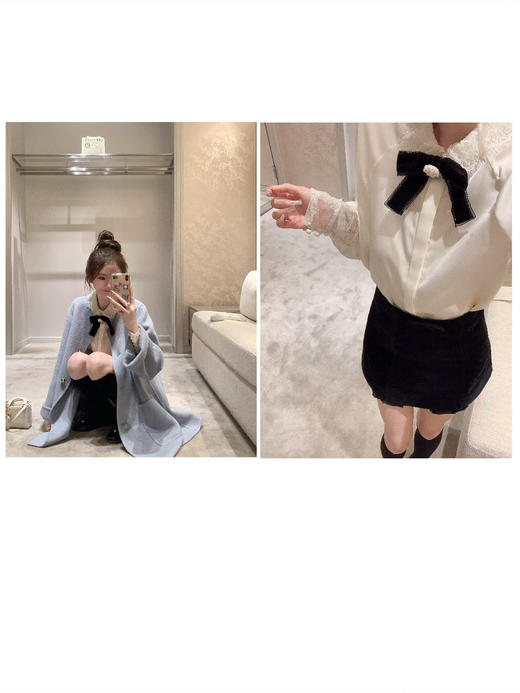 金蘑菇菇 爱神降临 斗篷大衣 / 复古甜俏 小个子本命短大衣 商品图6