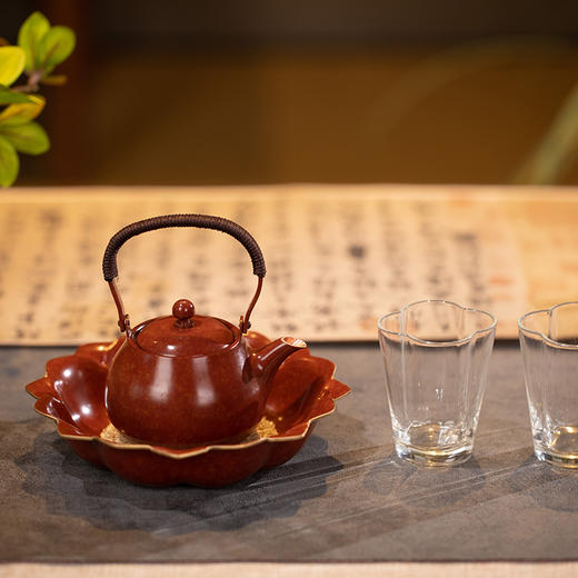 朱炳仁铜 | 喜事连连茶礼套装 商品图3