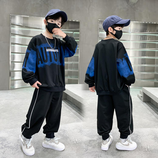 男童春装卫衣套装2025新款春季中大儿童男孩运动衣服春秋款酷帅潮 商品图6