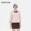 Herlian2025年秋季新品女士A字廓形蝴蝶结装饰娃娃领短外套 商品缩略图0