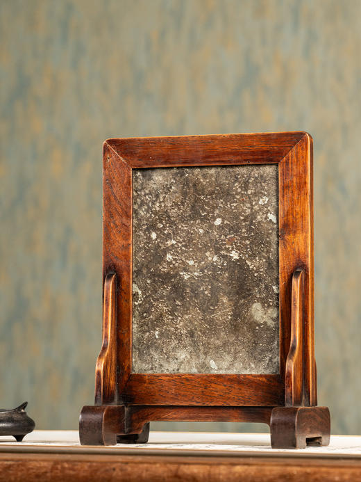 清早期	黄花梨嵌绿石座屏 商品图2