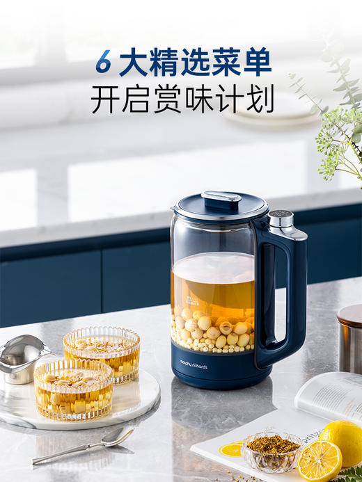 摩飞养生壶家用多功能办公室小型煮茶器玻璃花茶便携式保温烧水壶MR6089
 商品图3