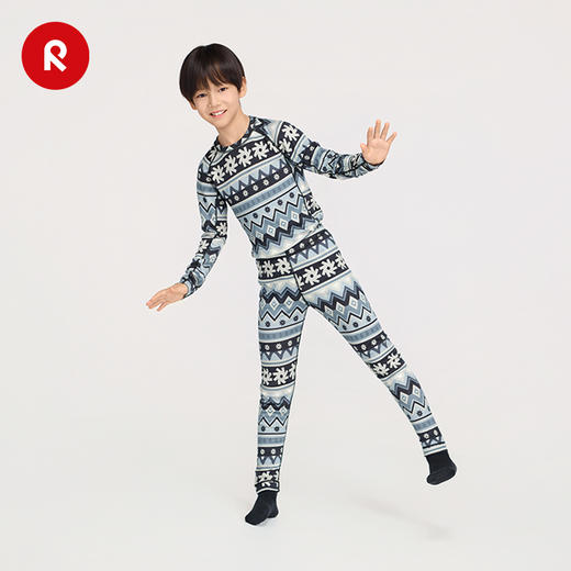 芬兰reima2025秋冬新款儿童中童保暖舒适亲肤针织长袖花色套装 商品图4