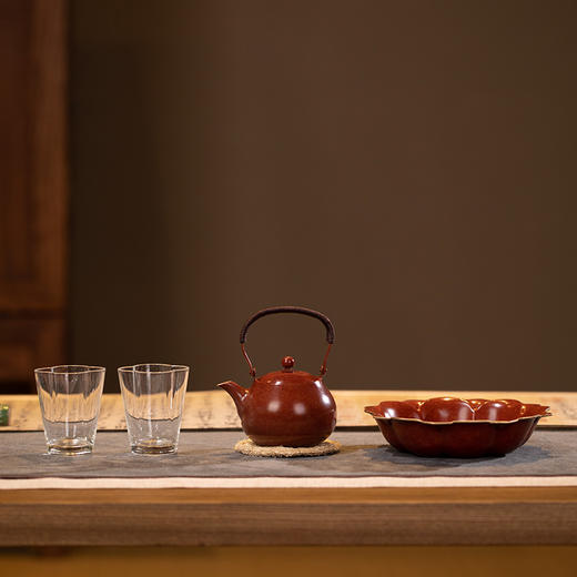 朱炳仁铜 | 喜事连连茶礼套装 商品图2