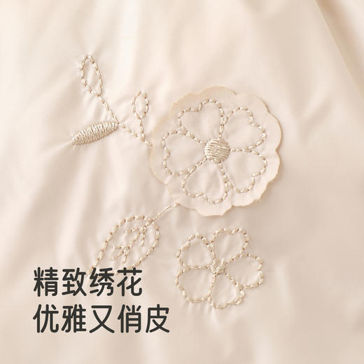 【高定系列】英氏儿童羽绒服冬季连帽抗菌外套女宝保暖防寒新款超韧绒 商品图3