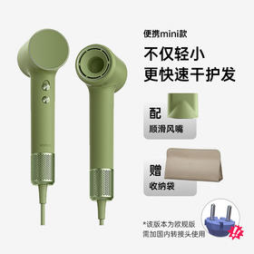 徕芬Mini高速吹风机 速干家用儿童电吹风 便携加赠收纳袋【欧规版】配转接头