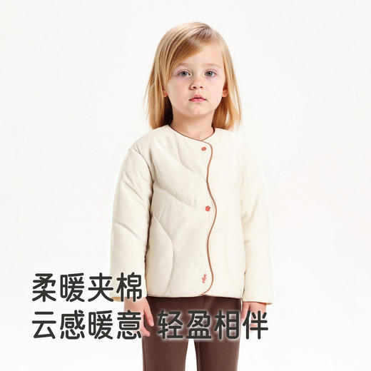 【商场同款】英氏儿童冬季短外套薄款修身舒适保暖防寒女孩新款 商品图2