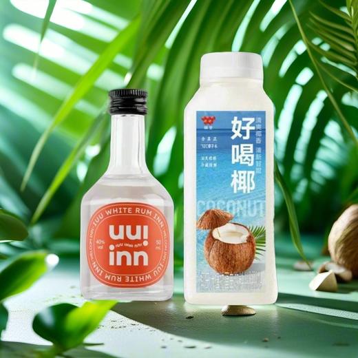 【特调DIY】椰汁白朗姆：牛引40°白朗姆酒50ml + 味全好喝椰椰汁饮料300ml 商品图0