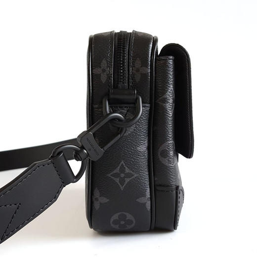 【全新】LV路易威登Steamer黑老花黑武士Steamer邮差包单肩斜挎包中性款现售价：17000！270825NJS19 商品图3