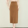 「自」全新升级【铂金会员174/天猫229/差价55】(10421)洛诗琳新款优雅开叉半身裙2025秋季高腰显瘦通勤包臀裙女 商品缩略图1