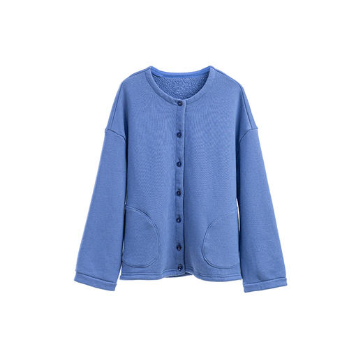 绽放744朵/福袋卫衣早秋新款双纱纯棉摇粒绒安可拉红开襟外套上衣 商品图4