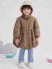 110【孤品捡漏】G247女童咖啡色刺绣波浪边棉服-喜出 商品缩略图0