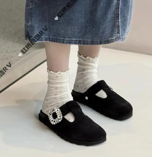 重磅渠道！ 水钻方扣勃肯拖鞋   施华洛世奇水钻  锯齿防滑大底   可盐可甜 商品图0