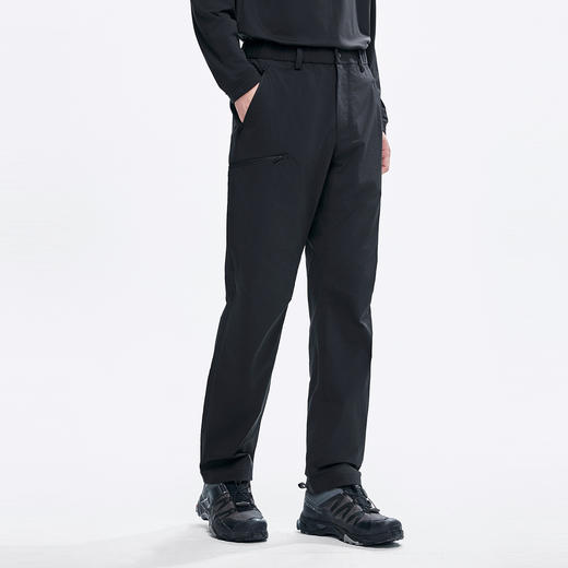 棉仓366818018-考杜拉纸感尼龙户外软壳长裤 商品图0