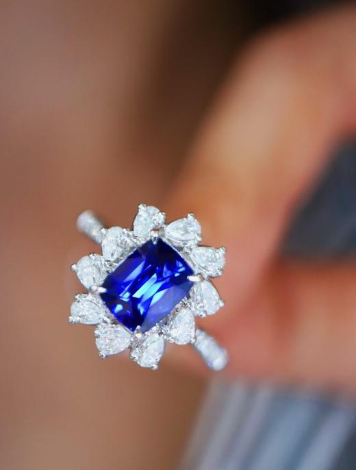 1.58ct蓝宝石戒指 商品图4