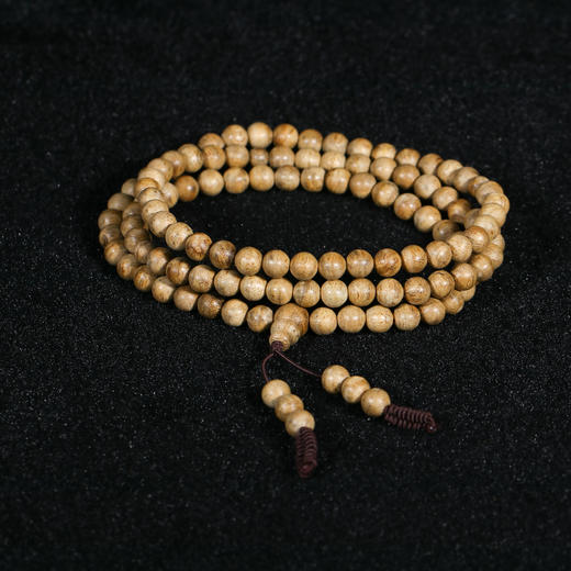 AN0826-032-2 东马老料念珠 11.10g 6.6mm 108颗 商品图0