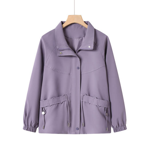 FW 8038妈妈时尚减龄风衣外套 商品图4