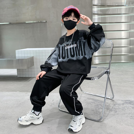男童春装卫衣套装2025新款春季中大儿童男孩运动衣服春秋款酷帅潮 商品图7