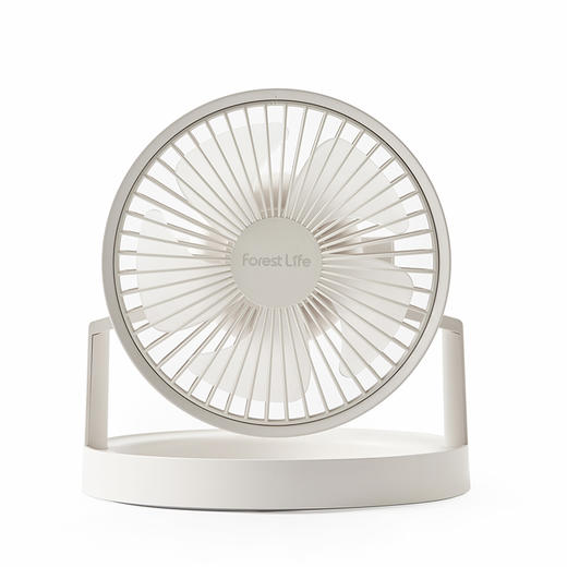 【户外多功能风扇+柔光灯】forestlife帐篷风扇FLE-1061 三档风速 三档环形柔光灯 挂立两用 180度可调节支架 内置8000mAh电池 USB移动充电宝 商品图5