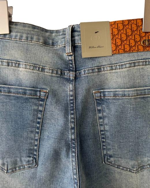 男款洗水微弹薄款小直筒牛仔裤长裤010 商品图2