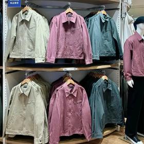 （男女同款） 休闲拉链茄克/底特律夹克牛仔外套