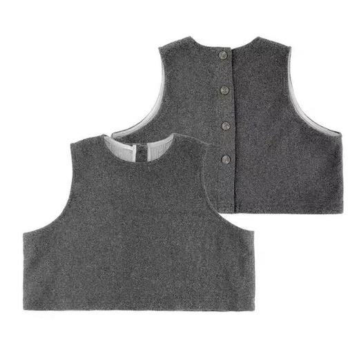 【孤品捡漏】G223婴童90码单件连体衣➕100码灰色加绒马甲-喜出 商品图2