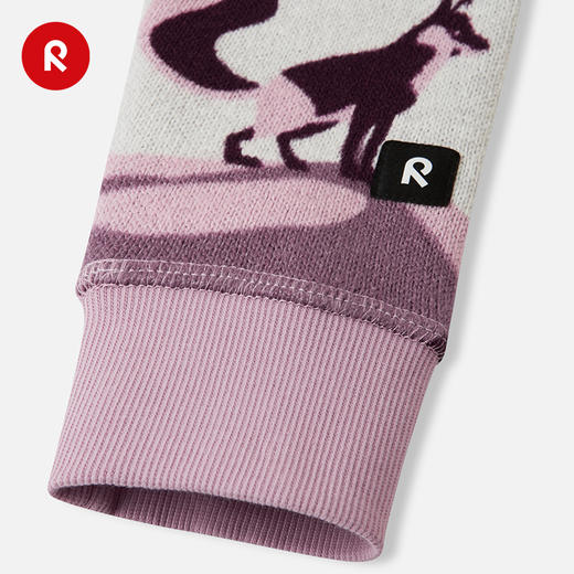 芬兰reima2025秋冬新品男女儿童小童印花抓绒保暖舒适开衫卫衣 商品图3