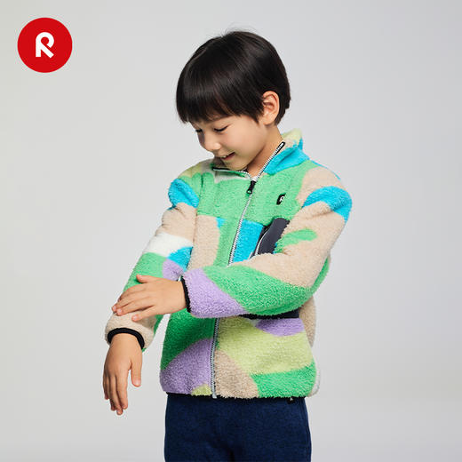 芬兰reima2025秋冬新款男女儿童大童加绒保暖舒适运动摇粒绒外套 商品图3