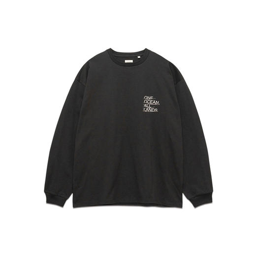 nanamica OOAL Graphic L/S Tee 有机棉宽松长袖圆领T恤 商品图4