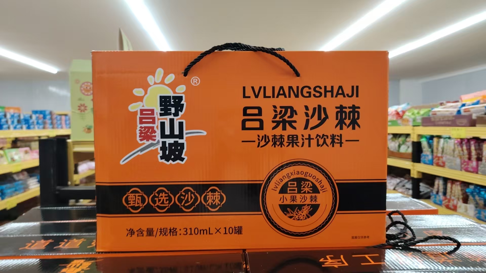 吕梁野山坡沙棘果汁饮料310ml*10罐