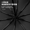 【1000元充值赠品】全格全自动雨伞10骨男士商务折叠伞大号太阳伞遮阳防晒-尊贵黑 黑色 10骨 商品缩略图5