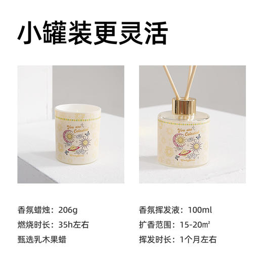 【祝安】星月系列情绪因子家居香氛蜡烛香薰挥发液氛围感仪式感送礼 商品图3