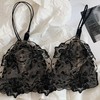 【纯欲法式💖轻薄聚拢】薄款蕾丝收副乳透气无钢圈法式聚拢内衣女士大胸显小胸纯欲文胸罩内裤套装，大胸显小的秘密武器！透气无钢圈，舒适一整天✨ 商品缩略图3