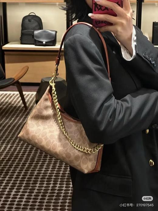 寇驰老花Juliet经典老花复古月牙包 商品图10