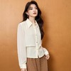 「自」全新升级【铂金会员183/天猫249/差价66】(05224)洛诗琳新款气质翻领衬衫2025秋季时尚减龄收腰雪纺上衣女 商品缩略图2