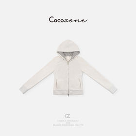 COCO ZONE 刘一一“双拉链外套”100棉层次感 假两件外套 CD1A1185