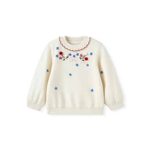 【商场同款】英氏冬季儿童毛衣针织衫毛衫女孩女宝保暖舒适新款 商品图4