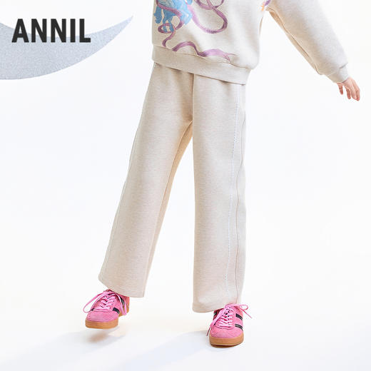 【实体店同款】女童全腰针织裤秋季新款安奈儿童装AG536001 商品图1