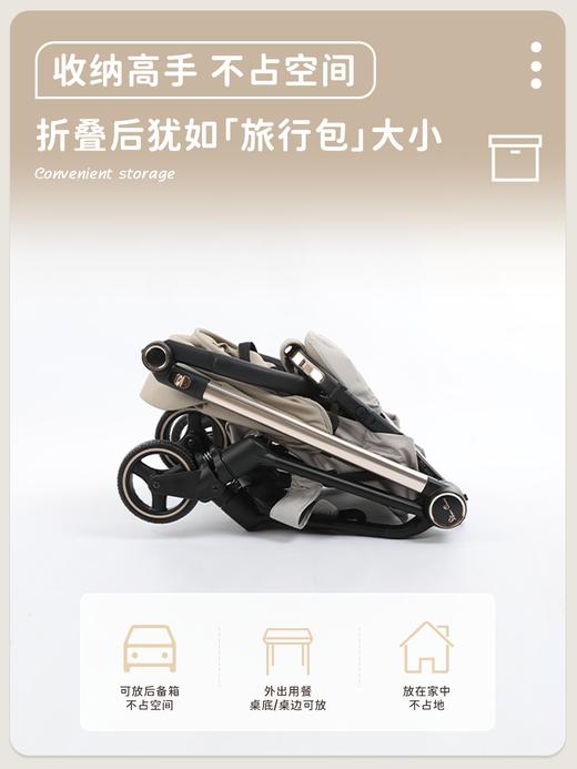 8楼拉比Nova婴儿手推车可坐可躺避震轻便折叠便携高景观避震双向溜娃推车吊牌价3599活动价3399 商品图4