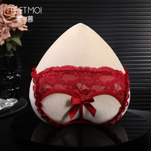 【情趣内衣】霏慕 免洗爱心露臀蝴蝶结蕾丝内裤7151 商品图4