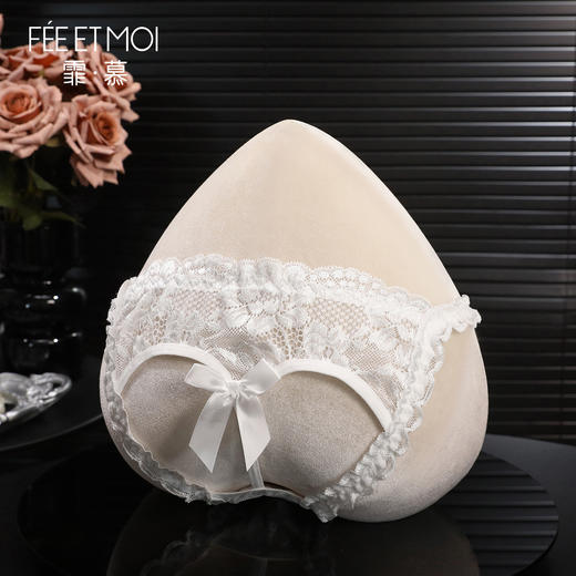 【情趣内衣】霏慕 免洗爱心露臀蝴蝶结蕾丝内裤7151 商品图9