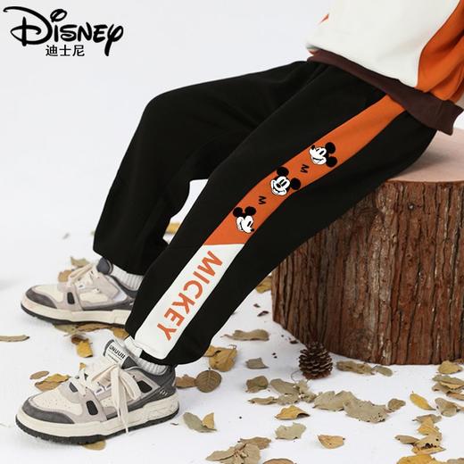 迪士尼男童裤子春秋款2024新款秋季儿童运动裤男孩卫裤男大童长裤 商品图8