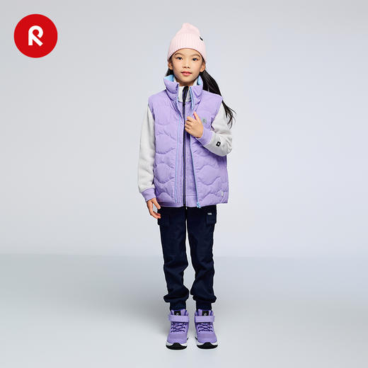 芬兰reima2025秋冬新款儿童中童拒风拒水保暖舒适运动羽绒背心 商品图4