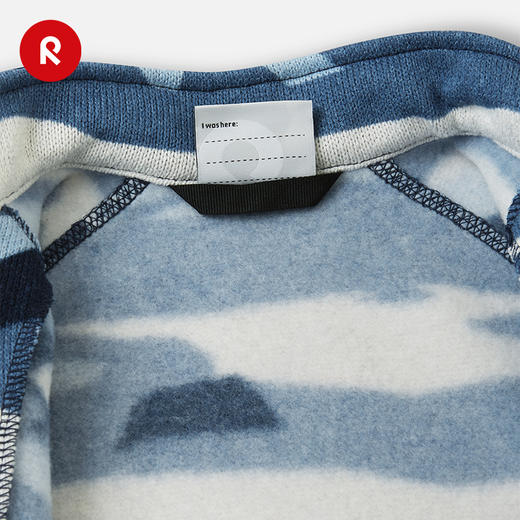 芬兰reima2025秋冬新品男女儿童小童印花抓绒保暖舒适开衫卫衣 商品图2