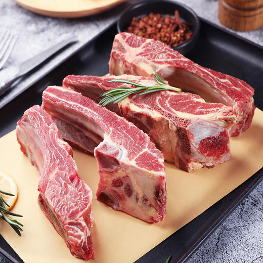 【大块原切】青草家 进口牛肋骨 4斤 肉质鲜美 商品图3