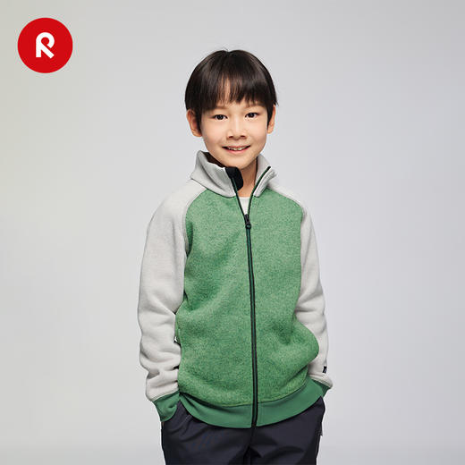 芬兰reima2025秋冬新品男女中童保暖可机洗运动抓绒针织开衫卫衣 商品图1