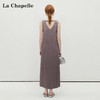 会员福利【轻奢！100人丝】拉夏贝尔/La Chapelle后镂空背心连衣裙女气质高级感小众通勤时尚长裙无袖裙 商品缩略图4