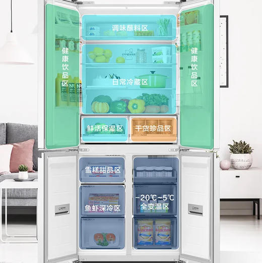 统帅（Leader）冰箱 BCD-502WGLTD49W9U1 海尔出品 商品图6