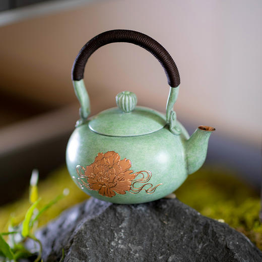 朱炳仁铜 | 富贵长春茶礼套装 商品图2