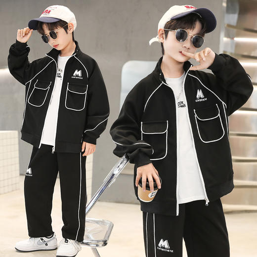 儿童装男童春装套装2025新款中大童春秋款运动帅气春季男孩洋气潮 商品图6